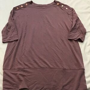 (Like New) Isabel Maternity Mauve Nursing Top